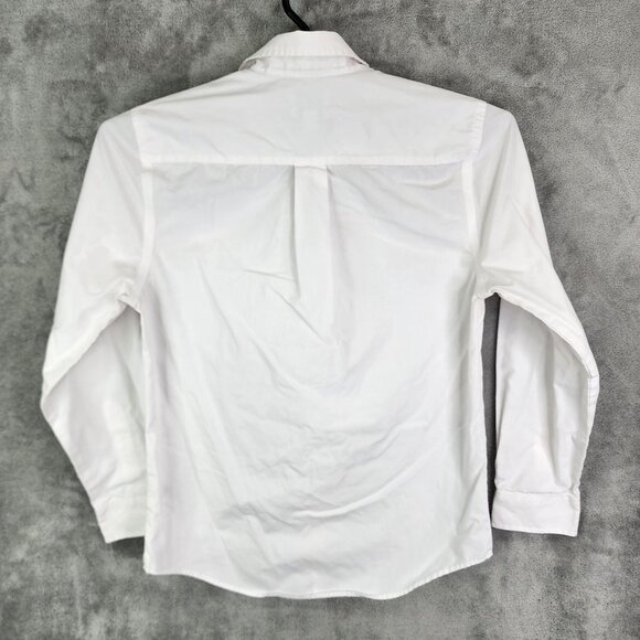 Mens White Croft & Barrow Shirt Button Down Long Sleeve Pocket Size S - Picture 5 of 8